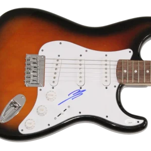 Yoshiki X Japan Signed Autograph Fender Electric Guitar Attack on Titan JSA COA