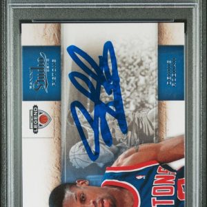 2009 Panini Studio #119 Dennis Rodman Signed Card Authentic AUTO 10 NM 7 PSA Sla