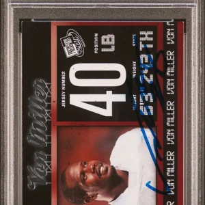 2011-12 Press Pass #39 Von Miller Signed Card AUTO PSA Slabbed Bills/Broncos