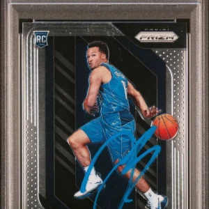 2018-19 Panini Prizm #250 Jalen Brunson Signed Card AUTO PSA Slabbed RC Maverick