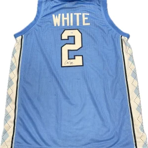 Coby White Signed Jersey PSA/DNA North Carolina Autographed