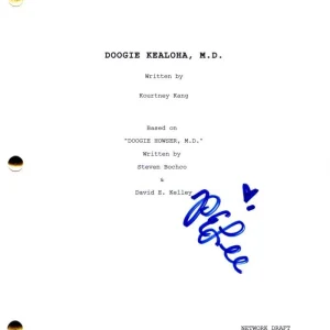 Peyton Elizabeth Lee Signed Autograph Doogie Kamealoha MD Full Pilot Script