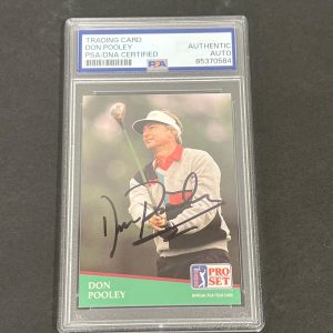 1980 Pro Set #139 Don Pooley Signed Card PSA/DNA Slabbed AUTO Golf