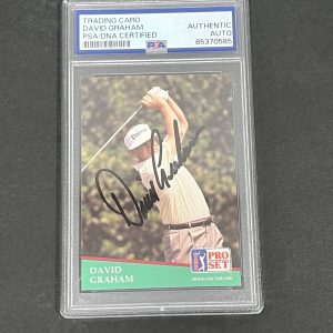 1991 Pro Set #46 David Graham Signed Card PSA/DNA Slabbed AUTO Golf