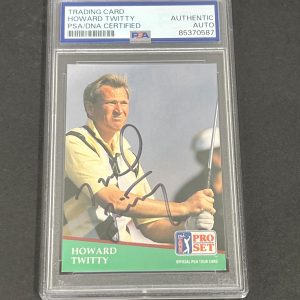 1991 Pro Set #182 Howard Twitty Signed Card PSA/DNA Slabbed Auto