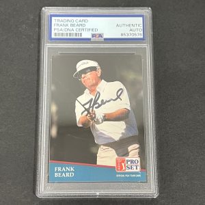 1991 Pro Set #227 Frank Beard Signed Card PSA/DNA Slabbed AUTO