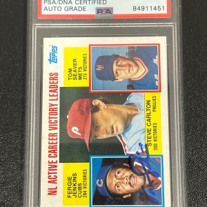 1984 Topps #706 Fergie Jenkins Signed Card AUTO PSA Slabbed Cubs