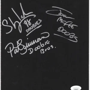 The Doobie Brothers x3 Signed Autograph 8x10 Cut - PSimmons JMcFee Skylark - JSA