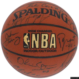 Tim Duncan Rookie 1997 NBA Draft Multi Signed Basketball 25 Sigs PSA DNA & BAS