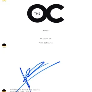 Mischa Barton Signed Autograph The OC Full Pilot Script Screenplay - Marissa