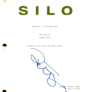 Rebecca Ferguson Signed Autograph Silo Full Pilot Script Screenplay - Juliette