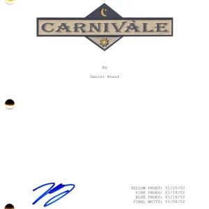 Nick Stahl Signed Autograph Carnivale Full Pilot Script Screenplay