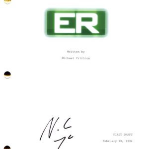 Noah Wyle Signed Autograph ER Full Pilot Script Screenplay - Dr John Carter