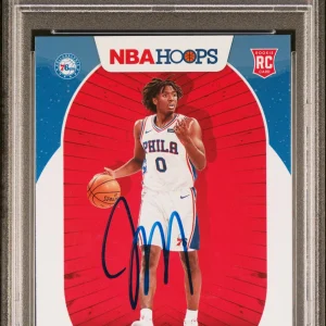 2020 Panini Hoops #207 Tyrese Maxey PSA Auto 8