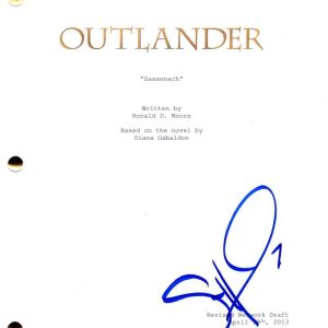 Sam Heughan Signed Autograph Outlander Script Screenplay - Jamie Fraser JSA COA