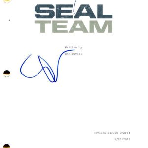 David Boreanaz Signed Autograph Seal Team Full Pilot Script Screenplay - JSA COA