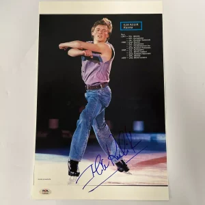 LLIA KULIK signed Poster PSA Autographed Ice Skater