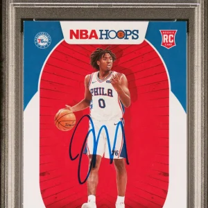 2020 Panini Hoops #207 Tyrese Maxey PSA A Auto 10