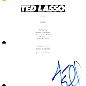 Jason Sudeikis Signed Autograph Ted Lasso Full Pilot Script Screenplay