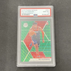 2019 Panini Mosaic #231 Rui Hachimura PSA 10