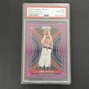2020 Panini Prizm #290 Deni Avdija PSA 10
