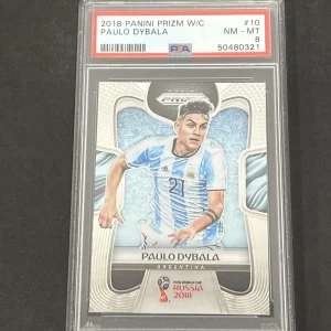 2018 Panini Prizm World Cup #10 Paulo Dybala PSA 8