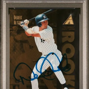 1995 Zenith #134 Derek Jeter PSA A Auto 10