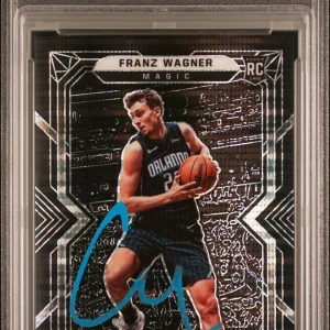 2021 Panini Obsidian #158 Franz Wagner E E Asia signed card PSA 9 Auto A