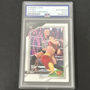 2022 Panini NXT WWE #73 Ivy Nile Rookie signed card PSA