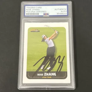 Rose Zhang signed card PSA