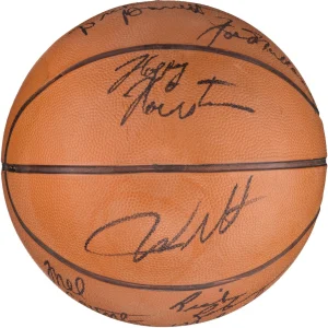 1969-70 Los Angeles Lakers Team Signed Basketball Wilt Chamberlain Beckett COA