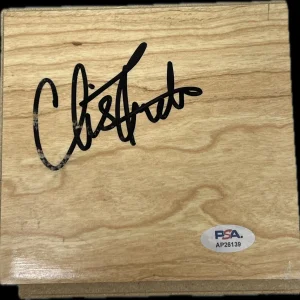 Chris Finch Signed Floorboard PSA Minnesota Timberwolves