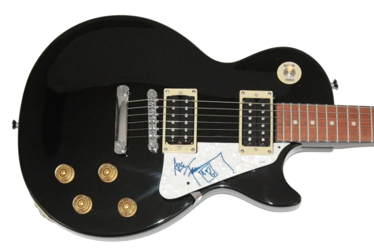 Ace Frehley KISS Signed Autograph Gibson Epiphone Les Paul Guitar w/ JSA COA