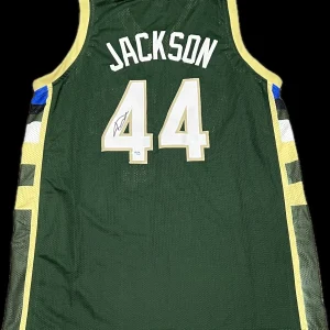 Andre Jackson Signed Jersey PSA Milwaukee Bucks Autographed