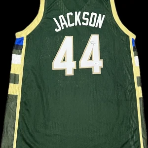 Andre Jackson Signed Jersey PSA Milwaukee Bucks Autographed