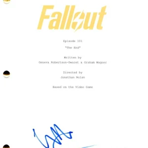 Walton Goggins Signed Autograph Fallout Full Pilot Script Screenplay - The Ghoul