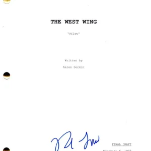 Rob Lowe Signed Autograph The West Wing Full Pilot Script Screenplay Sam Seaborn