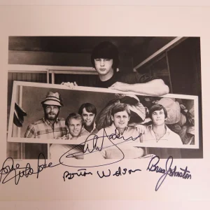 Brian Wilson THE BEACH BOYS Signed Autograph Auto 12x16 Poster Litho by 4 JSA