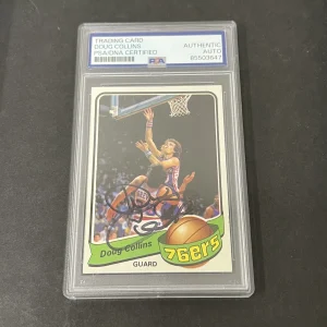1979 Topps #64 Doug Collins signed card PSA Philadelphia 76ers