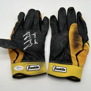 Jack Suwinski Signed Pittsburgh Pirates Batting Gloves PSA