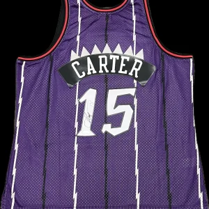 Vince Carter Signed Jersey JSA Toronto Raptors Autographed
