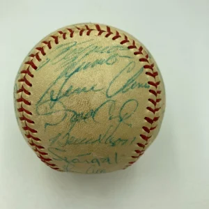 1971 Pittsburgh Pirates World Series Champs Signed Baseball Roberto Clemente JSA