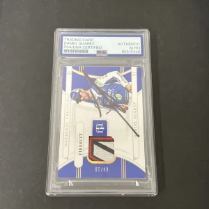 2022 Panini National Treasures Racing #RUF-DS Daniel Suarez signed PSA Suit 6/10