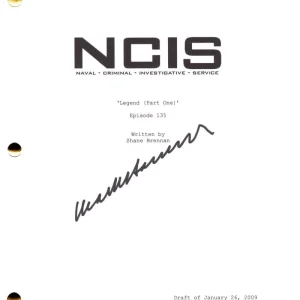 Mark Harmon Signed Autograph NCIS Episode Script Screenplay - Leroy Jethro Gibbs