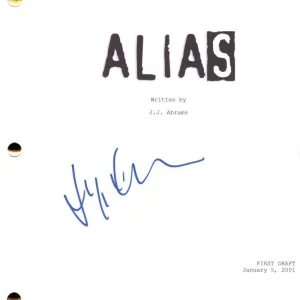 Jennifer Garner Signed Autograph Alias Pilot Script Screenplay - Sydney Bristow