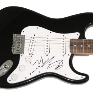 Wyclef Jean Fugees Signed Autograph Black Fender Electric Guitar w/ JSA COA