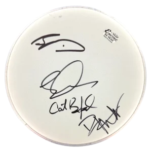 Dave Matthews Band Signed Autograph Drumhead - Boyd Carter Stefan Dave BAS COA