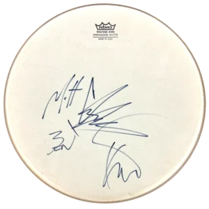Soundgarden Full Band Signed Autograph 13" Drumhead - Chris Cornell +3 JSA COA