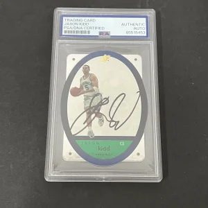 1996-97 Upper Deck SPx #11 Jason Kidd signed card PSA