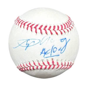 Angus Young AC/DC Signed Autograph OMLB Baseball Ball - High Voltage TNT JSA COA